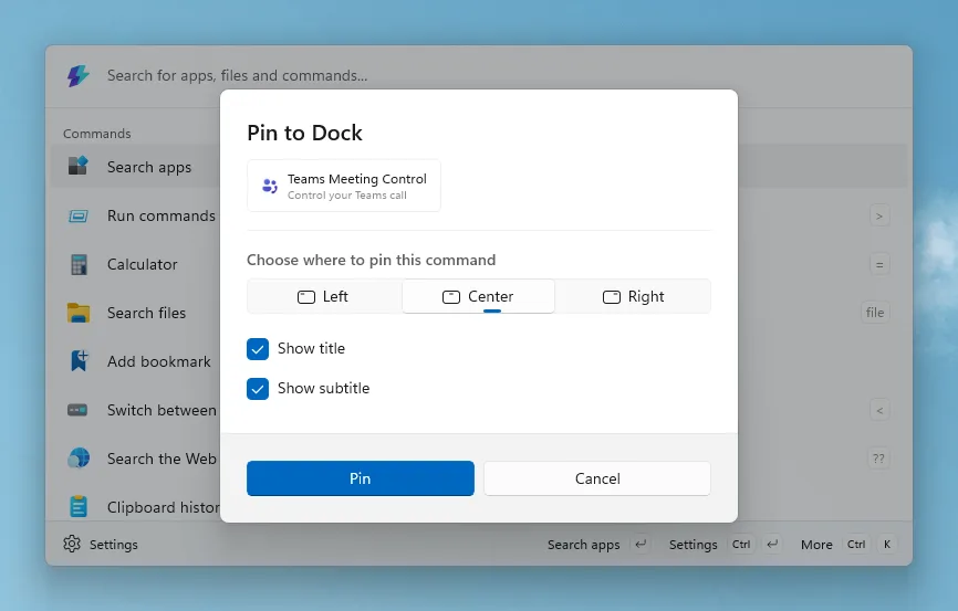 PowerToys 0.99 界面截图