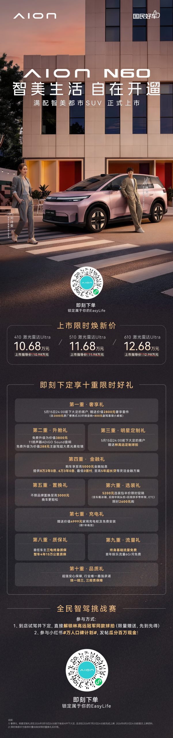 广汽埃安 N60 外观