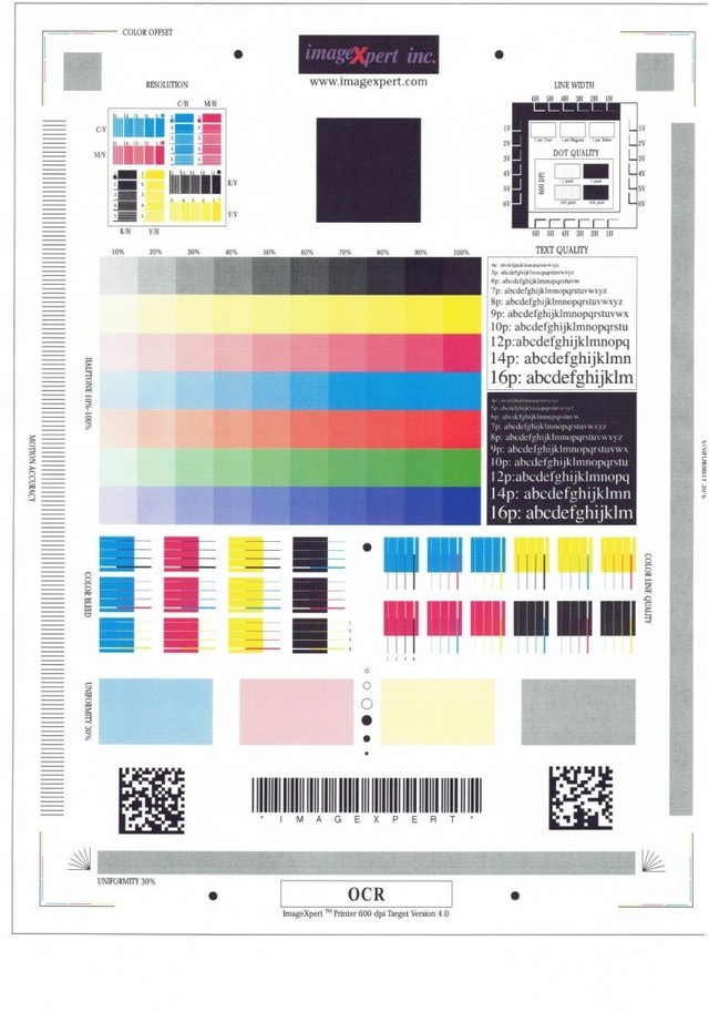 兄弟DCP-L3528CDW打印样张