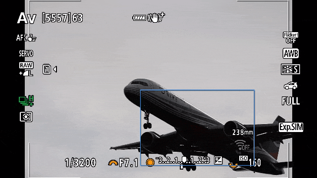 飞机识别自动对焦