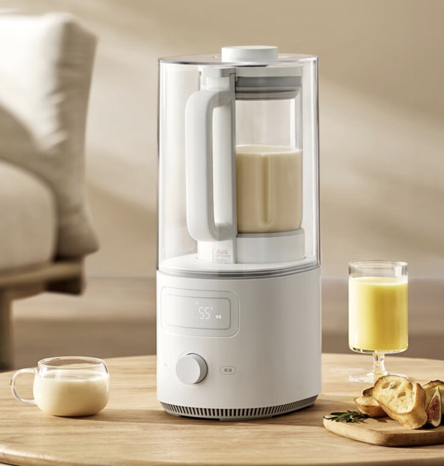 小米轻音破壁机S2 工作状态