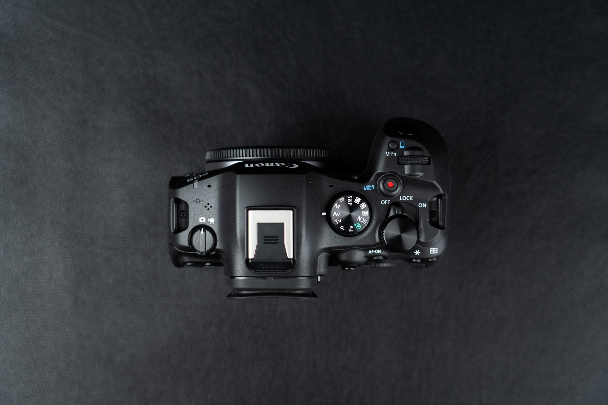 佳能 EOS R6 Mark III 机身顶部按键布局