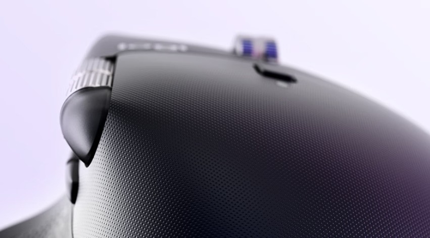 罗技MX Master 4 纹理设计