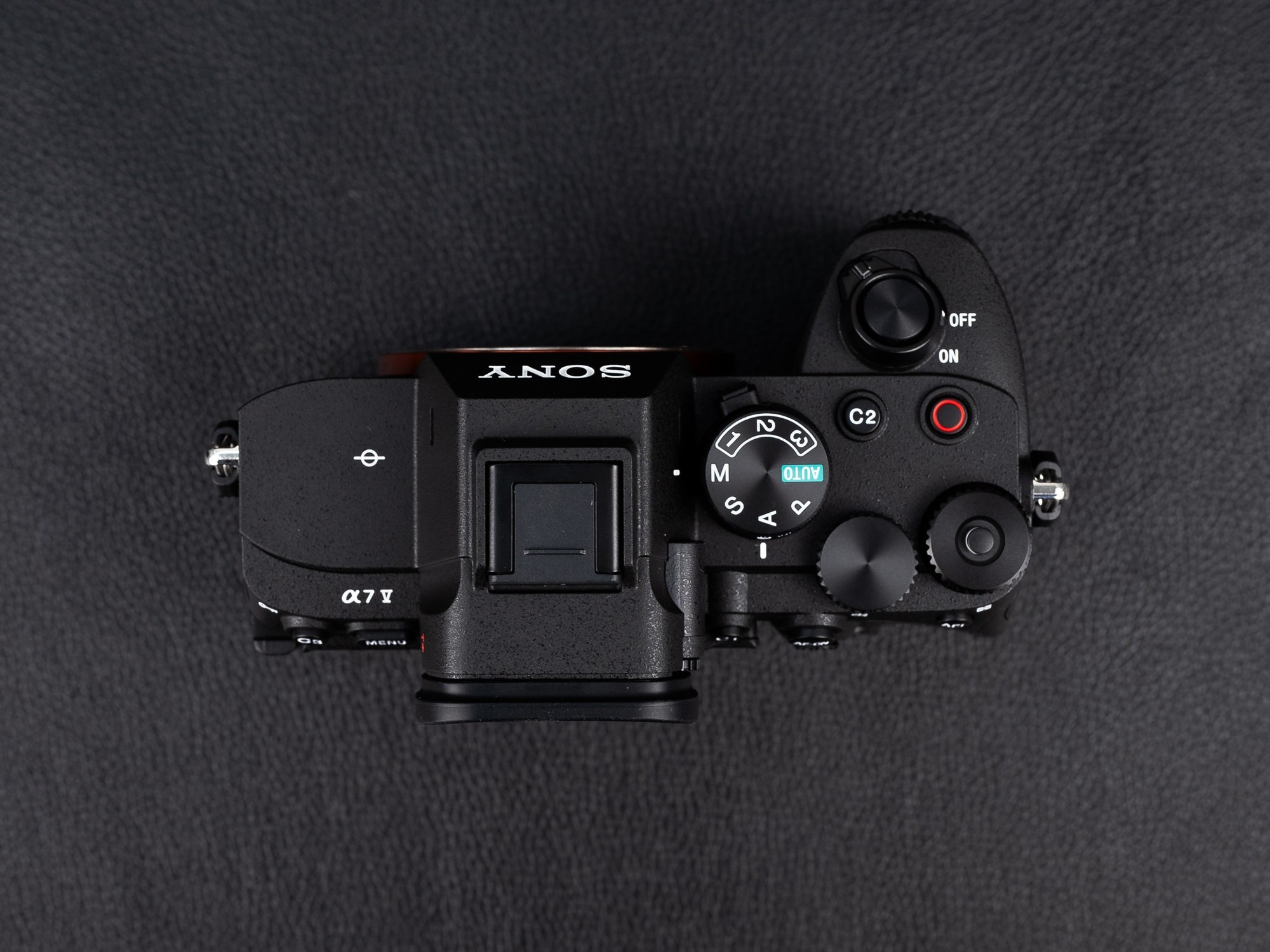 索尼Alpha 7 V机身顶部按键布局