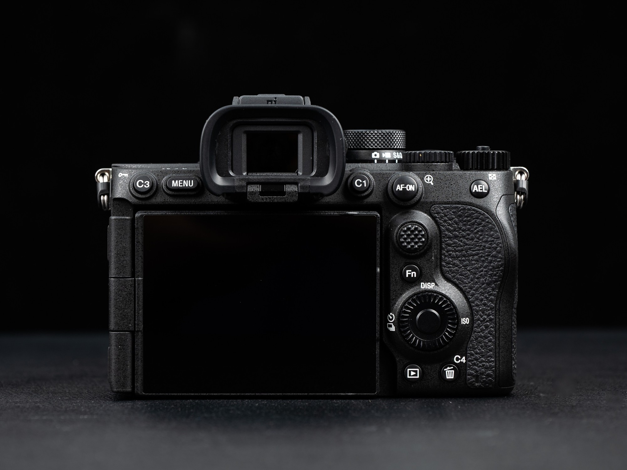 索尼Alpha 7 V机身背面按键布局