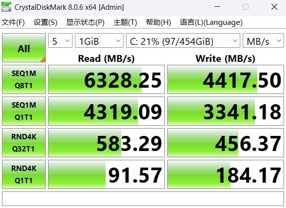 Dell Pro 14 Essential 笔记本硬盘读写速度测试