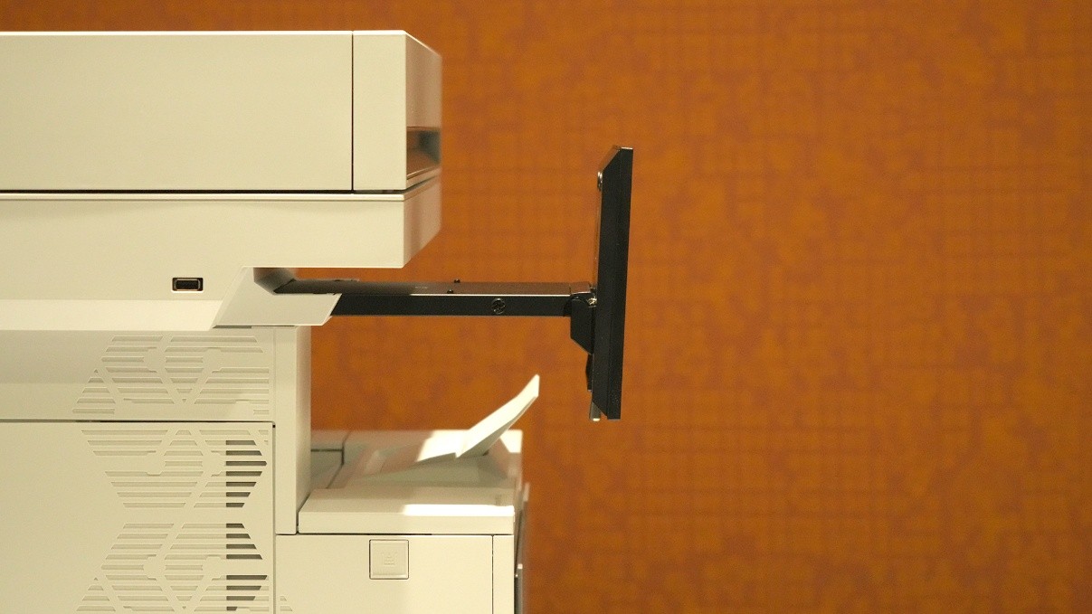 惠普LaserJet Enterprise MFP 6600dn显示屏细节