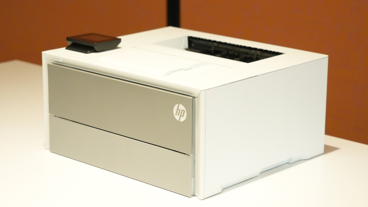 惠普 LaserJet Pro 4008dw 侧视图