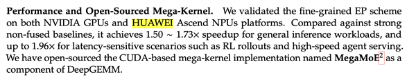 DeepSeek-V4技术报告提及昇腾与英伟达