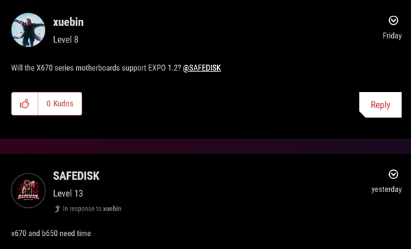 AMD EXPO 1.2细节曝光：X670/B650老主板也能支持！完整CUDIMM要等Zen6