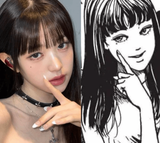 张元英神似富江！伊藤润二亲手爆改韩国女团