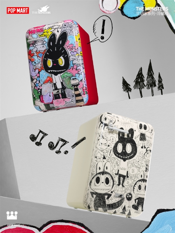 上万人疯抢预约！LABUBU 冰箱二手炒至8999元 溢价狂飙50%