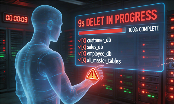 老板哭了！AI编程代理9秒删光公司数据库：还爆粗口 原因太离谱