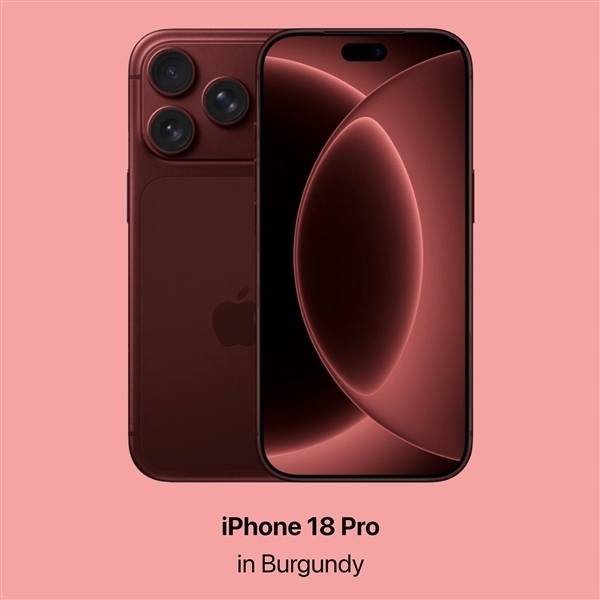 iPhone 18 Pro系列外观出炉：首发小号灵动岛屏幕