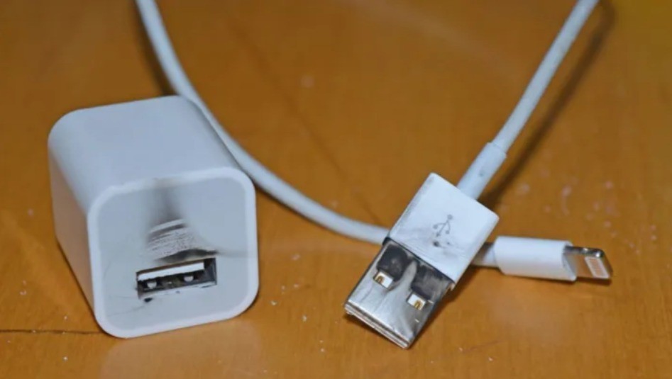 手机充电器示意图