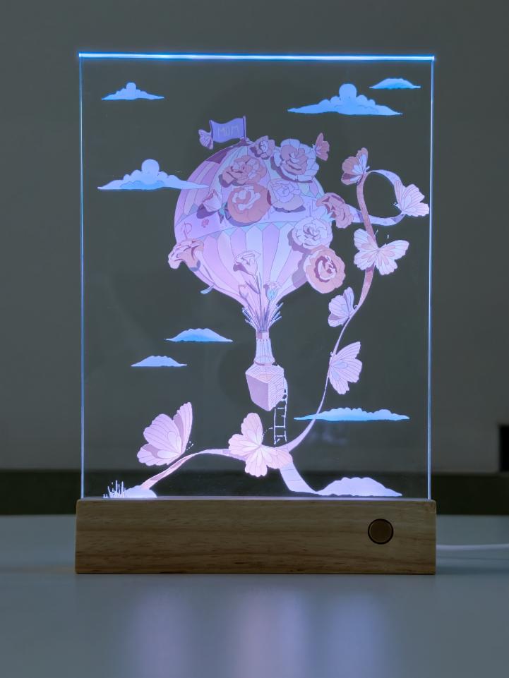 3D打印制作的康乃馨花朵