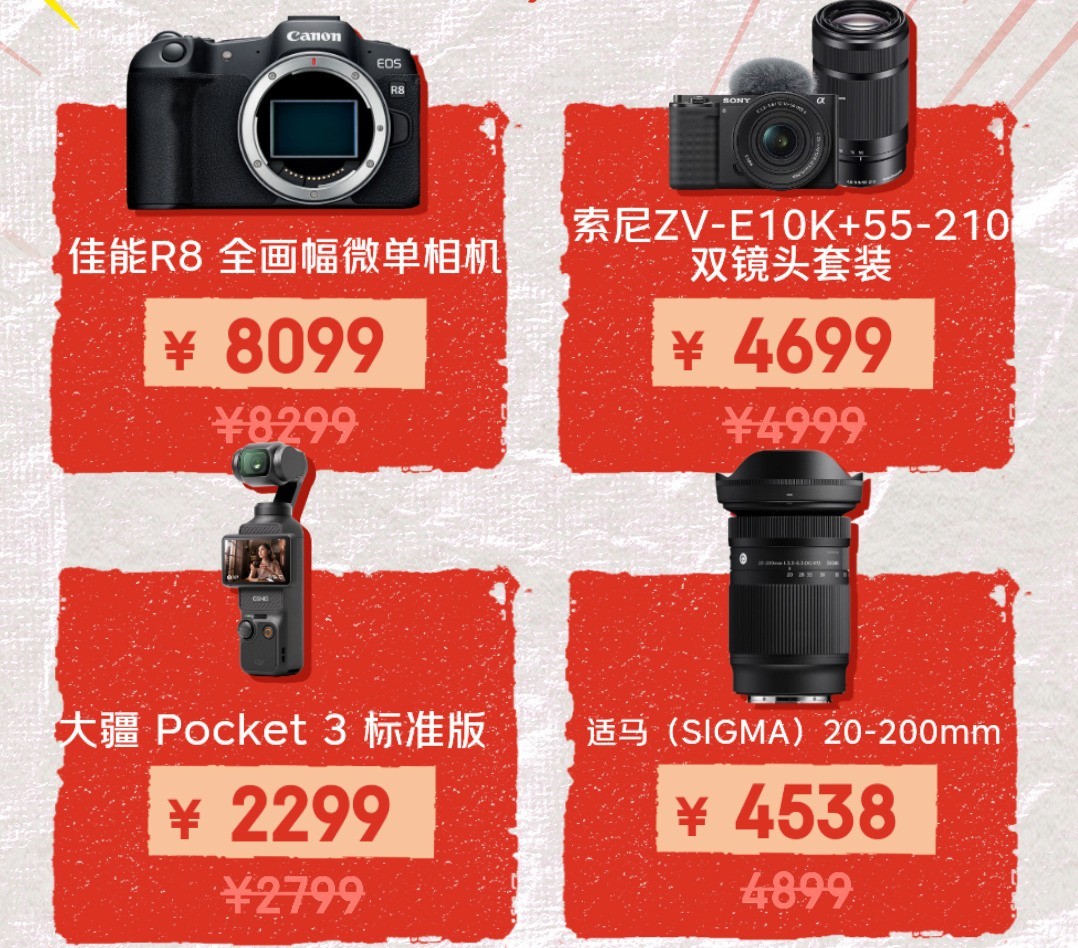 精选相机及镜头