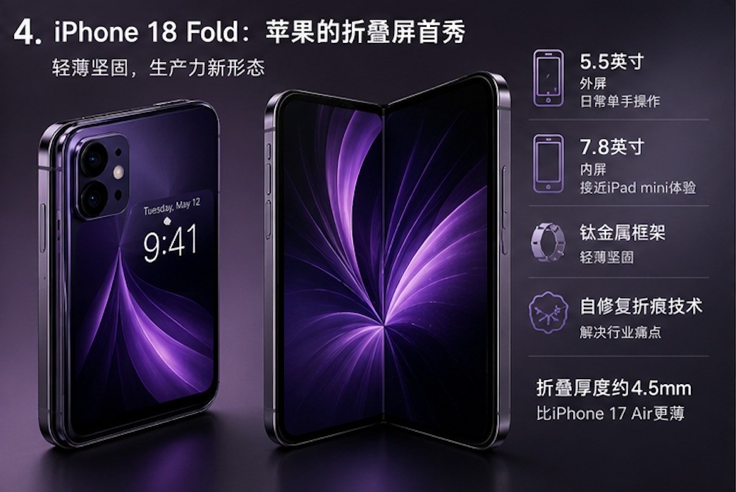 iPhone Fold 外观展示