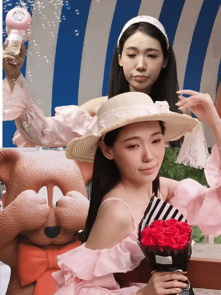OPPO Reno16 实况随心贴 GIF 展示