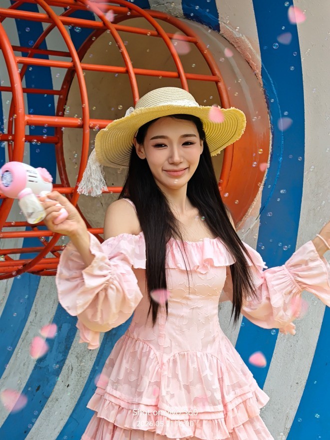vivo S60 氛围花瓣特效样张