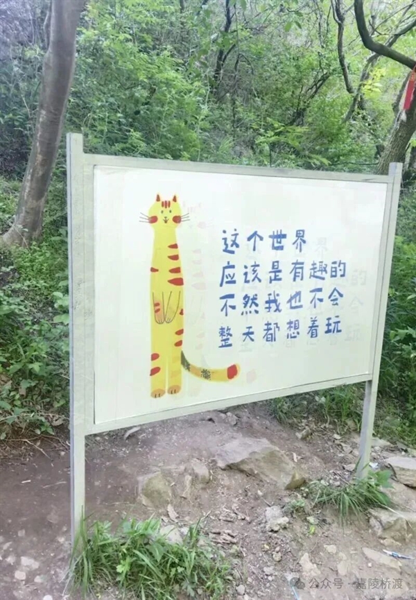 河南嵩山爬不动了吧标语被指嘲讽游客遭更换！景区回应