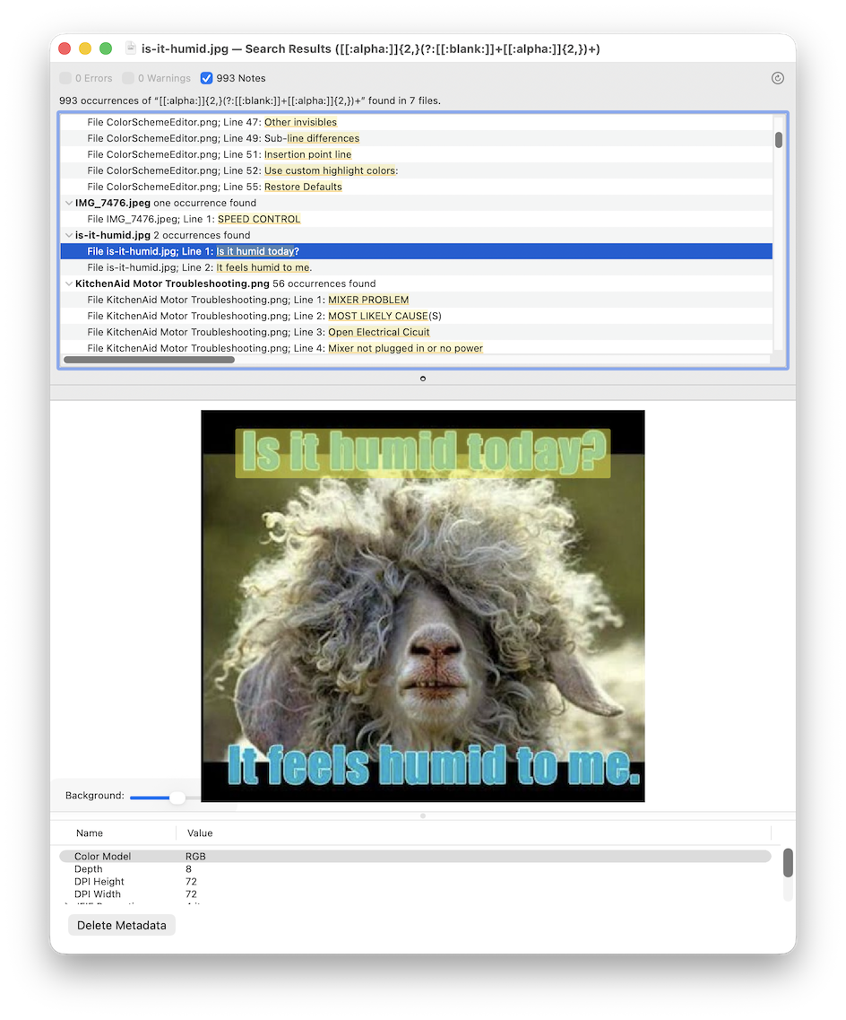 Mac“常青树”编辑器 BBEdit 16 上线:支持图片内文字搜索,优化支持快捷指令 Picture 1