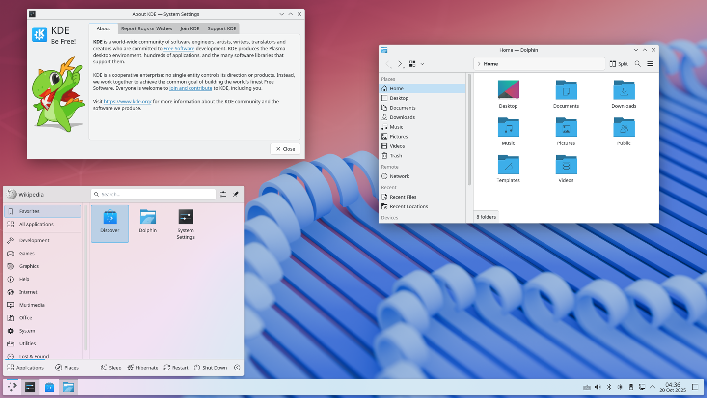 KDE Plasma 6.7
