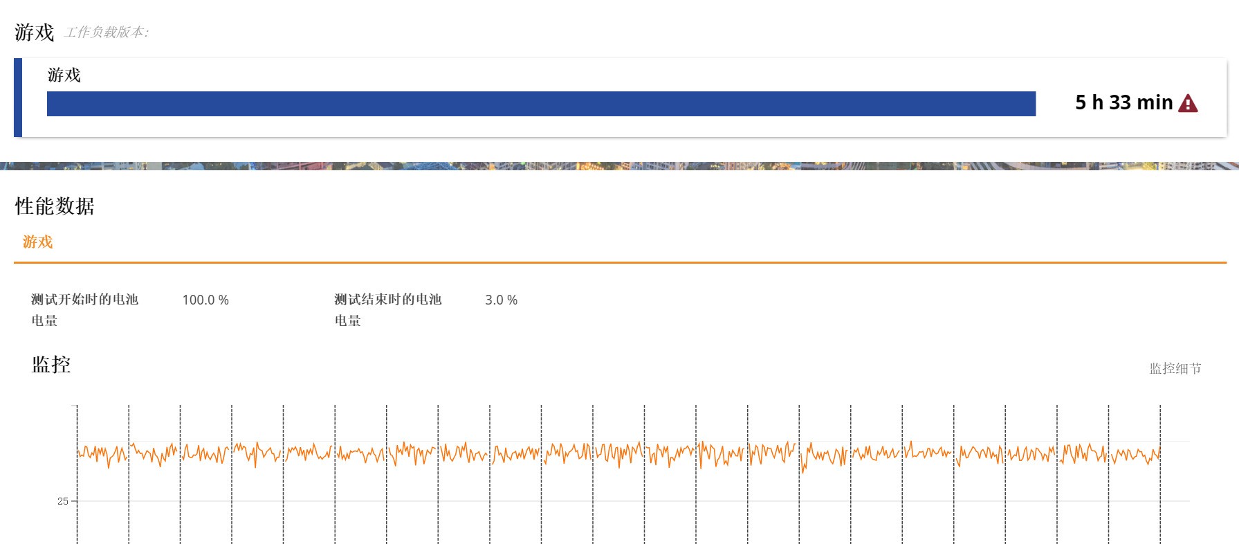 微星CLAW 8 EX AI+ 续航测试